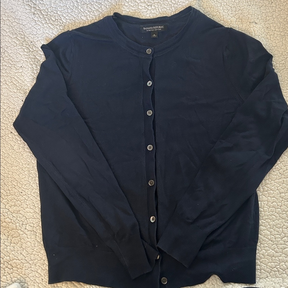 Banana Republic Dark Blue Cardigan